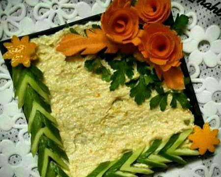عکس سالاد الویه جوجه تیغی
