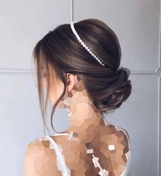 عکس مدل مو ساده برای عروسی