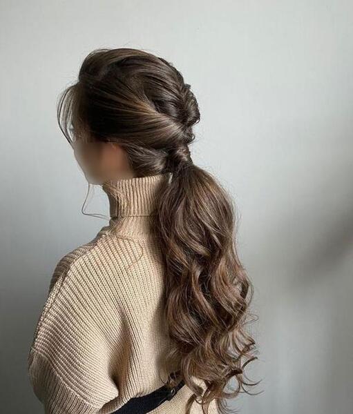 عکس مدل مو ساده برای عروسی