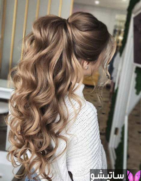 عکس مدل مو ساده برای عروسی