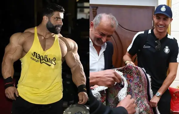 عکس هادی چوپان و رونالدو