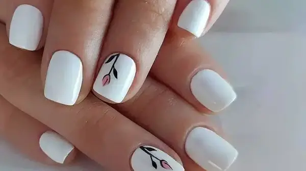عکس مدل های ناخن سفید