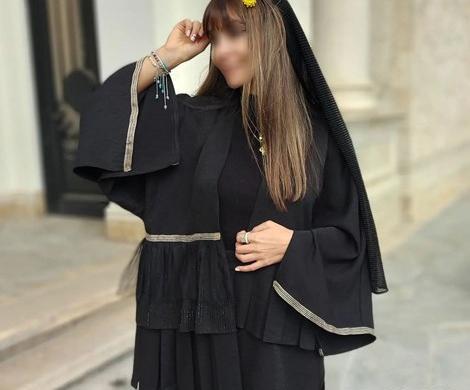عکس مدل مانتو دخترانه نوجوان مشکی