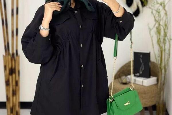 عکس مدل مانتو دخترانه نوجوان مشکی