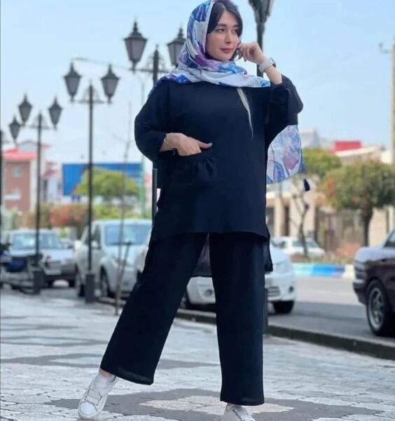 عکس مدل مانتو دخترانه نوجوان مشکی