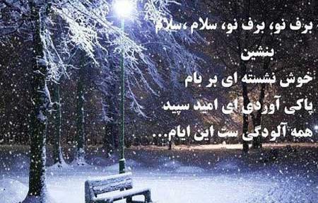 عکس برف هنری