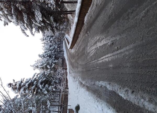 عکس برف هنری
