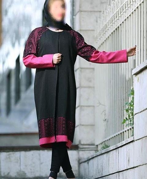 عکس مدل مانتو جلو باز لیمویی