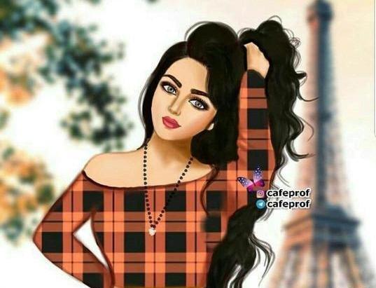 عکس دخترانه فانتزی جدید برای پروفایل با متن