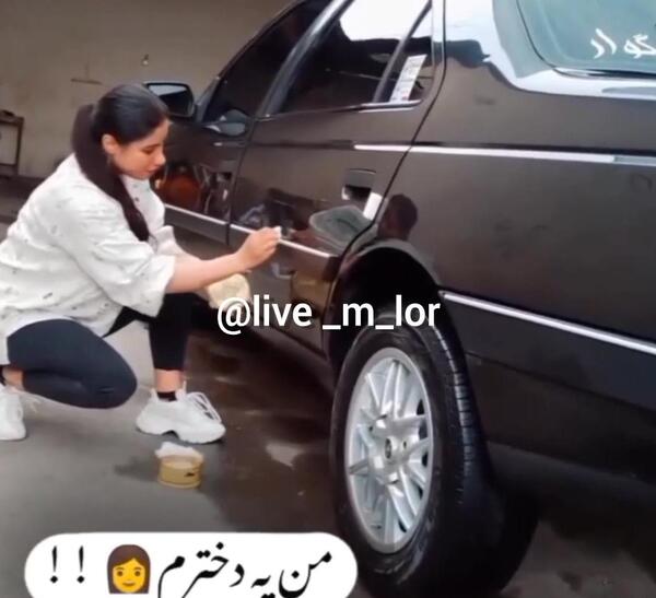 عکس دختر شوتی سوار