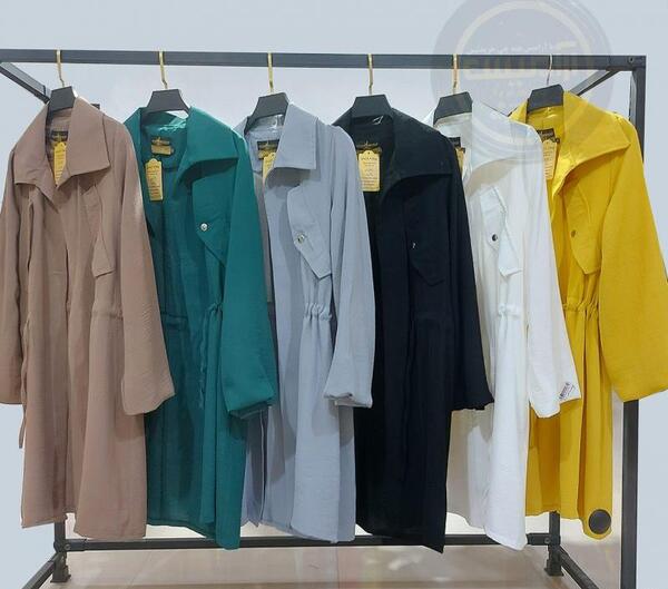 عکس مدل مانتو ابروبادی نقطه ای