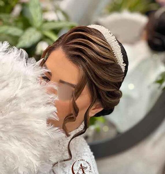 عکس شینیون مو دخترانه باز