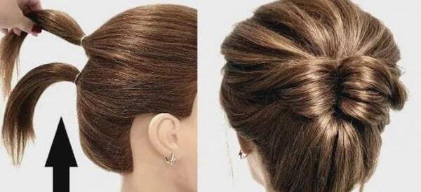 عکس شینیون مو دخترانه باز