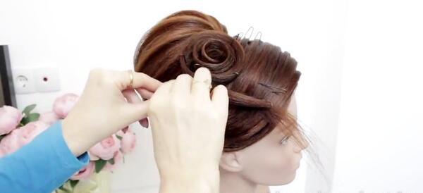 عکس شینیون مو دخترانه باز