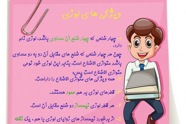 عکس قطر های لوزی