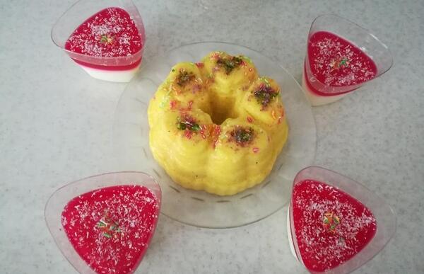 عکس ژله فرنی