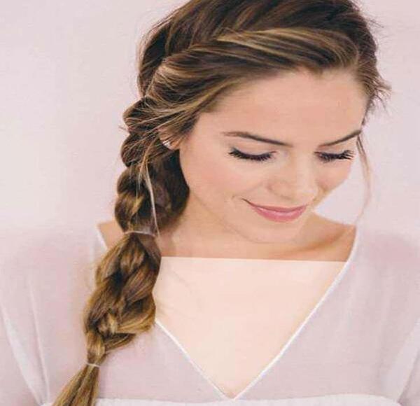 عکس مدل مو دخترانه ساده جلو