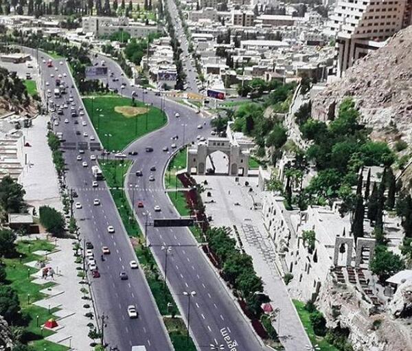 عکس شیراز از بالا