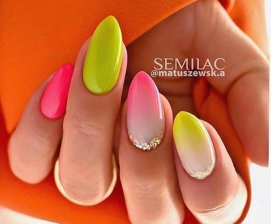 عکس ناخن گلبهی