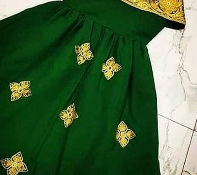 عکس پیراهن گلابتونی