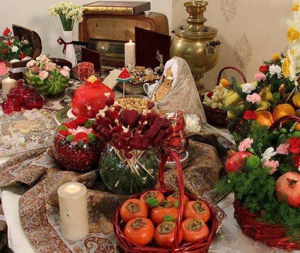 عکس ایده تزیین خانه برای شب یلدا