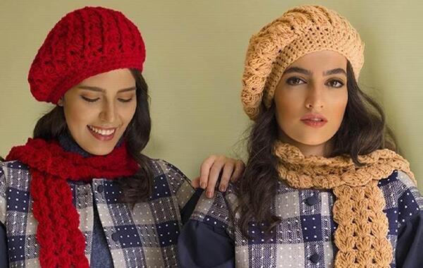 عکس کلاه زنانه بافتنی