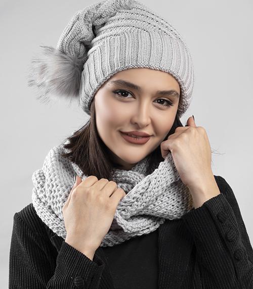 عکس کلاه زنانه بافتنی