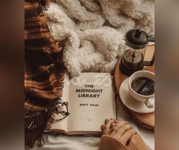 عکس فنجان قهوه و کتاب برای پروفایل