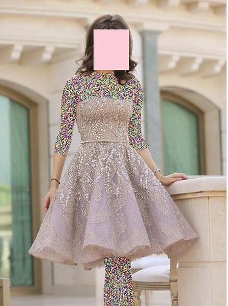 عکس لباس عروسکی دخترانه مجلسی