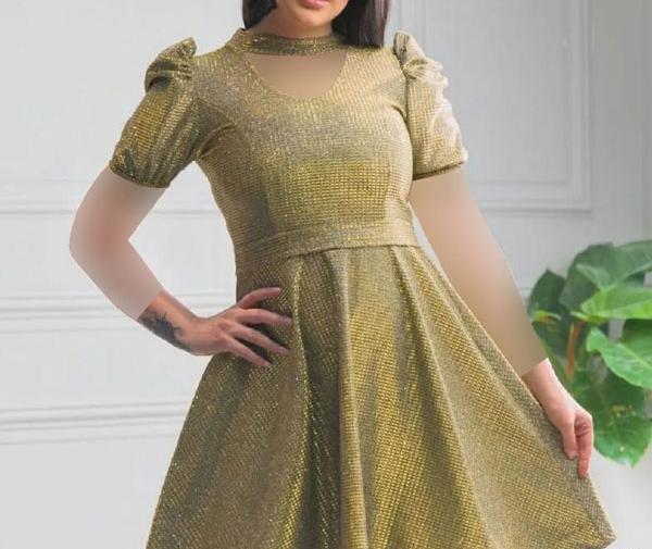عکس لباس عروسکی دخترانه مجلسی