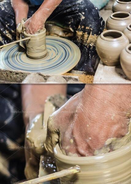 عکس ظرف سفالی