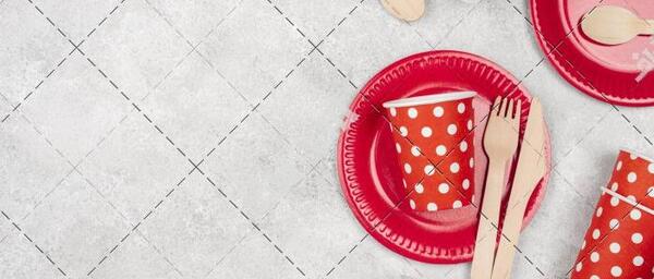 عکس ظروف یکبار مصرف پلاستیکی