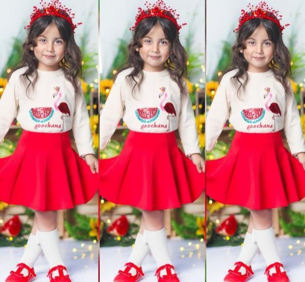 عکس لباس یلدای کودک
