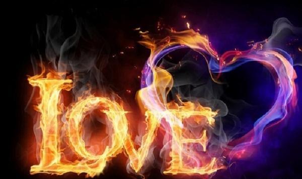 عکس قلب آتشین