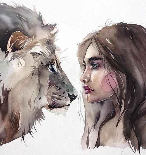 عکس نقاشی دختر تنها