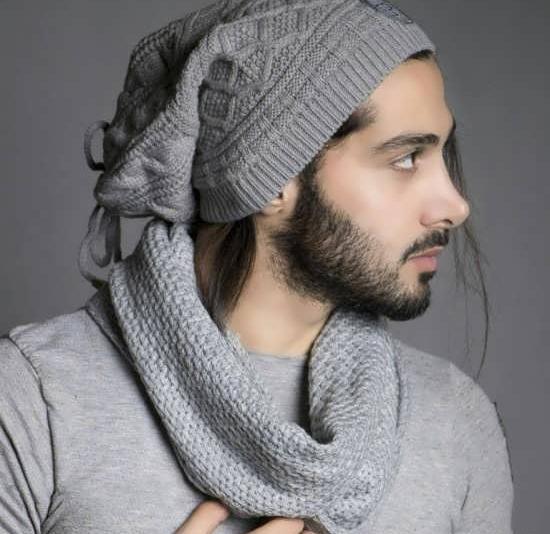 عکس کلاه مردانه بافتنی