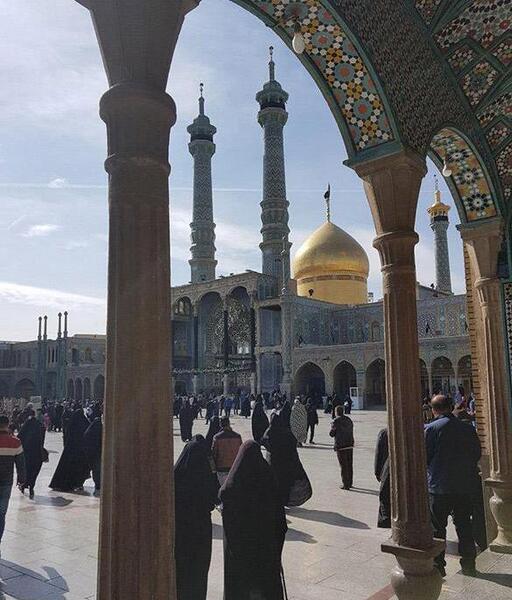 عکس حرم مطهر حضرت معصومه