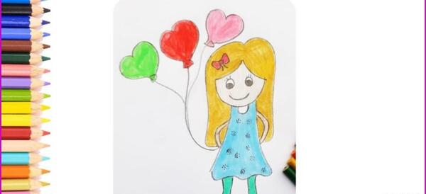 عکس نقاشی دخترانه همراه با فیلم