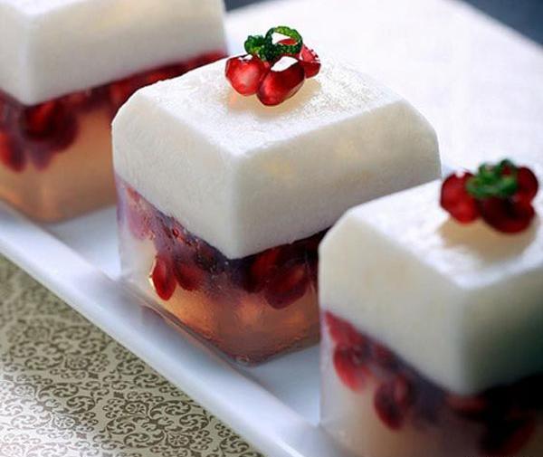عکس ژله شب یلدا در جام