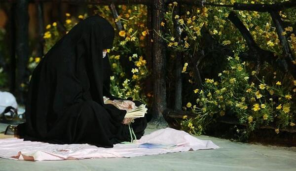 عکس دختر چادری شب قدر