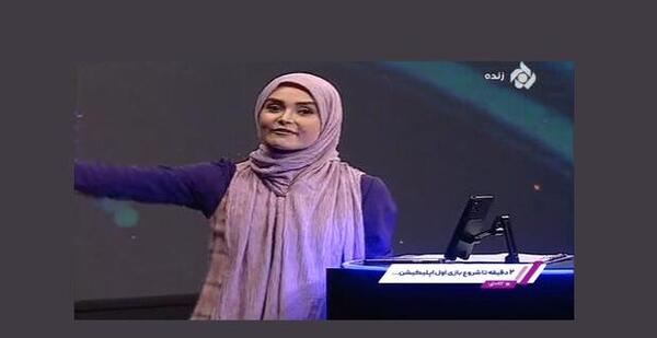 عکس مجری زن مسابقه کهکشانیا