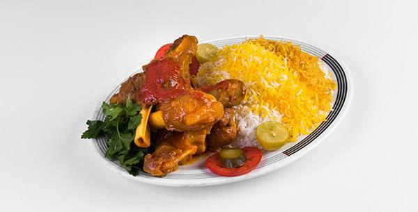 عکس غذا چلو گوشت