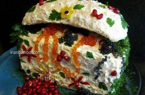 عکس های تزیین کیک مرغ