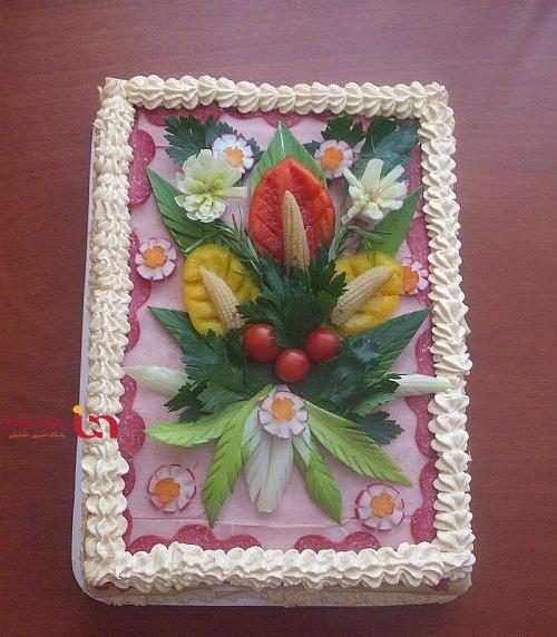 عکس های تزیین کیک مرغ