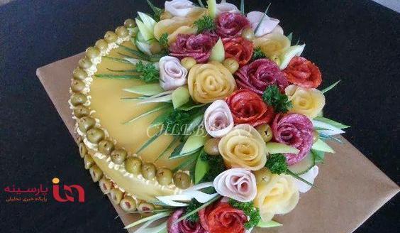 عکس های تزیین کیک مرغ