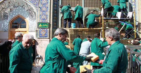 عکس نوشته پنجره فولاد امام رضا