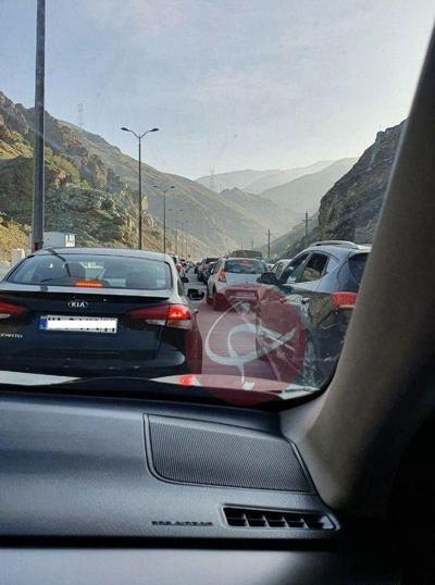 عکس جاده تو ماشین