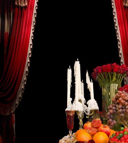 عکس پس زمینه شب یلدا برای فتوشاپ