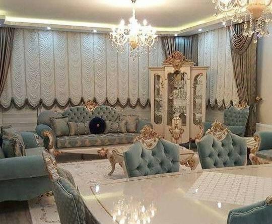 عکس مبل آبی سلطنتی