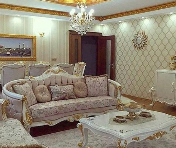 عکس مبل آبی سلطنتی
